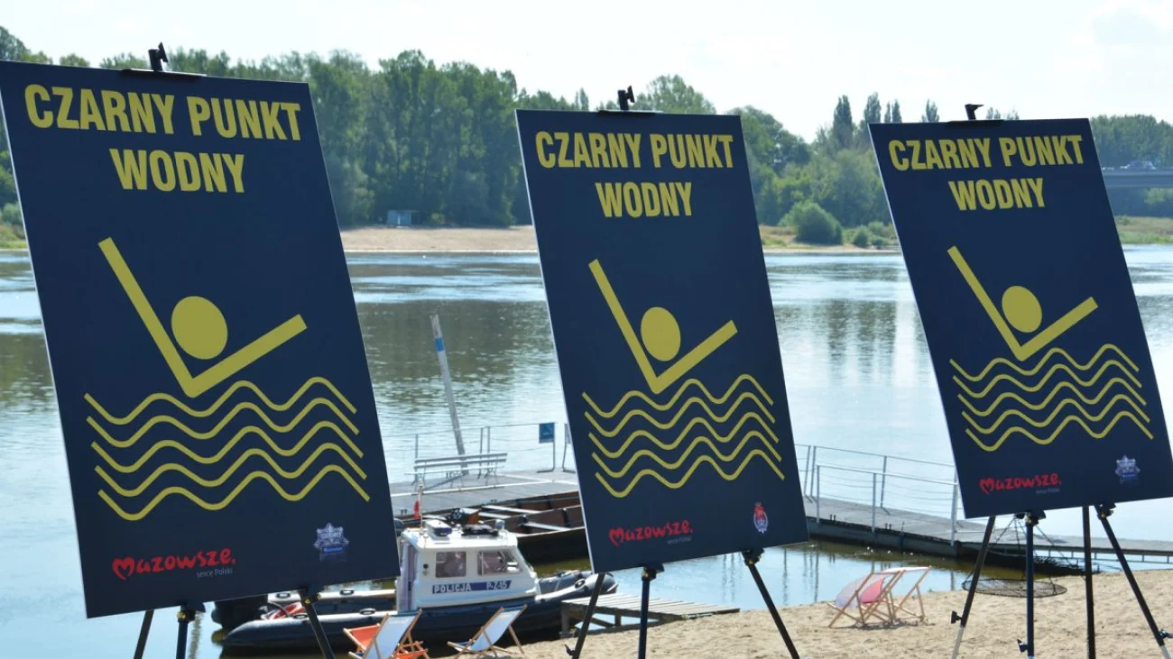 Czarne punkty nad wodą - lista miejsc na terenie powiatu pułtuskiego 