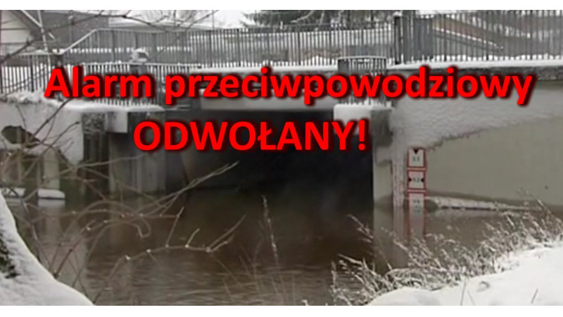Alarm przeciwpowodziowy w powiecie pułtuskim odwołany! - zagrożenie powodzią minęło 