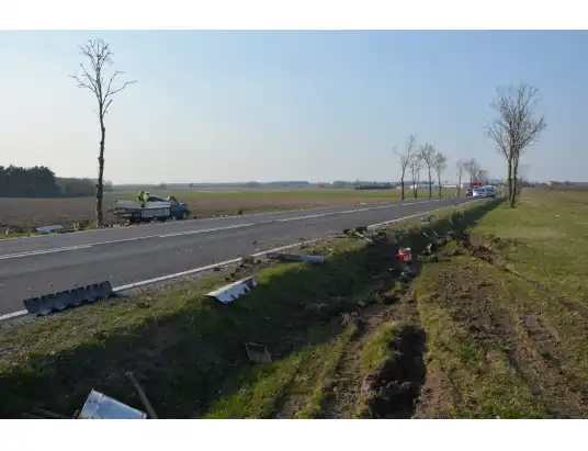 Groźny wypadek na DK 57 [Zdjęcia]