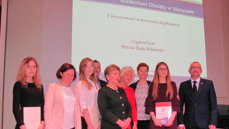 Stypendystki Premiera z Ruszkowskiego