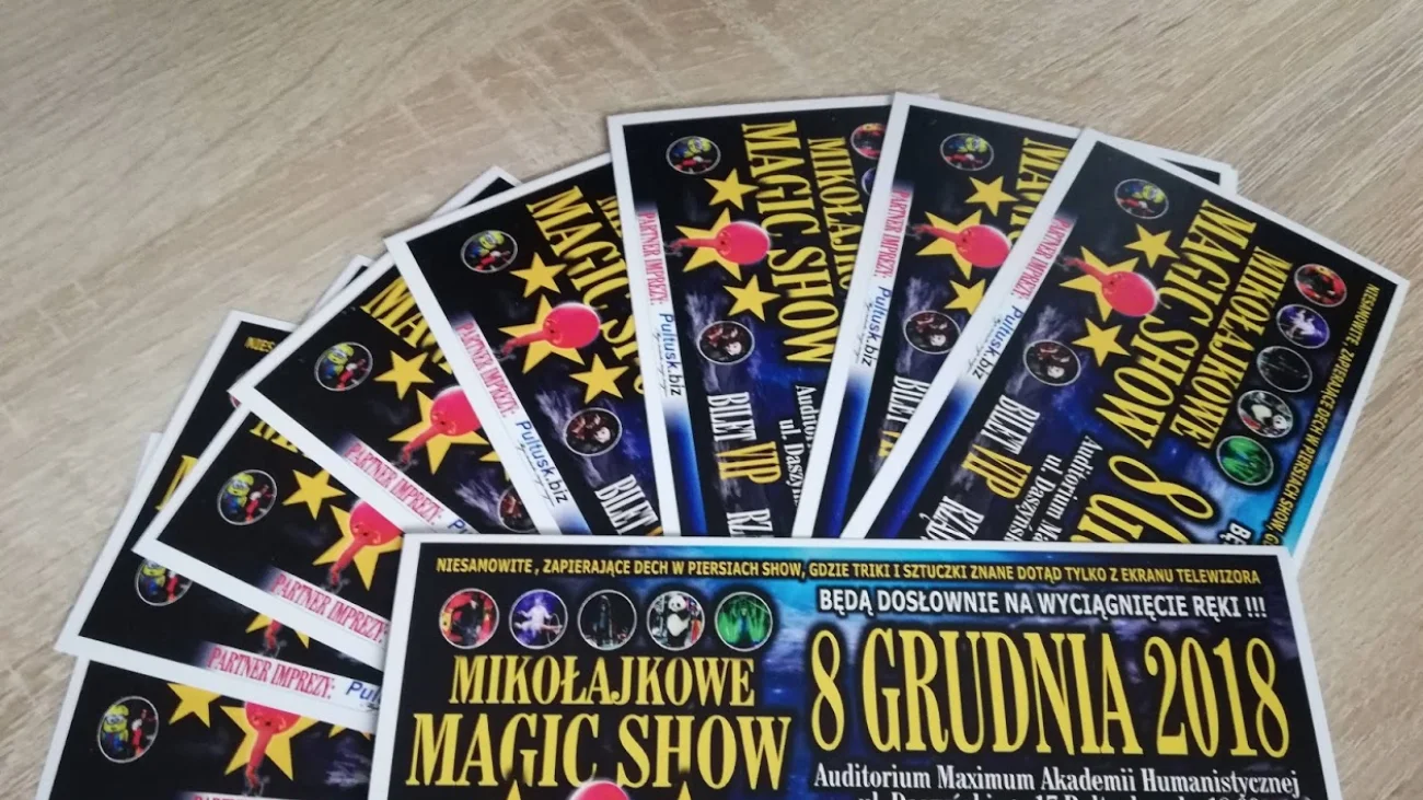 Wygraj wejściówki na Mikołajkowe Magic Show! [KONKURS]