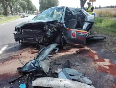 Groźny wypadek na DK 61 w miejscowości Gzowo