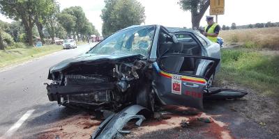 Groźny wypadek na DK 61 w miejscowości Gzowo