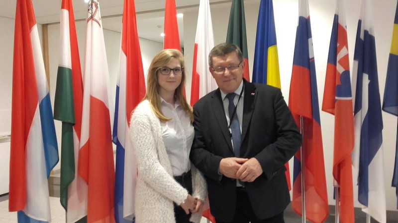 Ewelina Gołębiowska z Ruszkowskiego w Brukseli