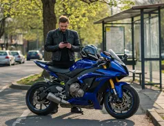 Powiat pułtuski: Pijany kierowca niemal potrącił motocyklistę i uderzył w bramę posesji