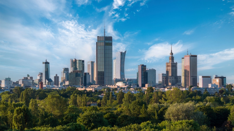 Najbardziej zielone dzielnice Warszawy