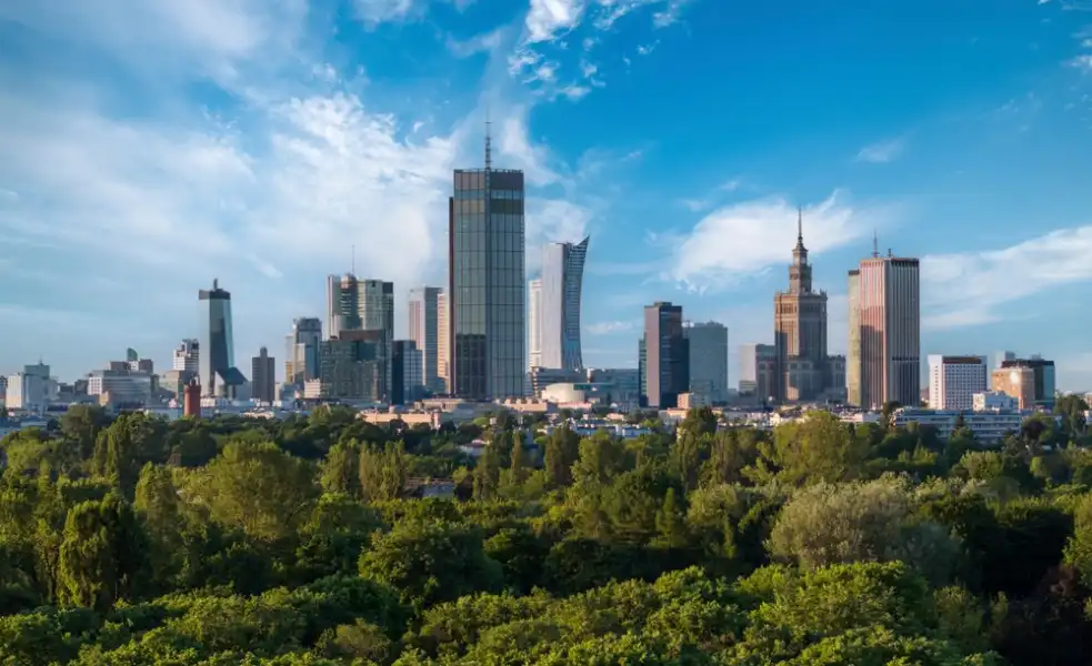 Najbardziej zielone dzielnice Warszawy