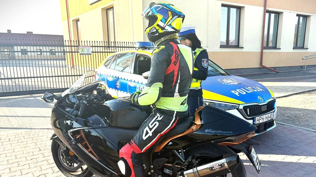 Coraz więcej motocyklistów na drogach. Policja apeluje o rozsądek i ostrożność
