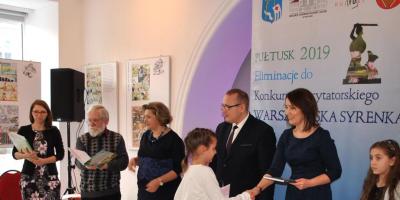 Warszawska Syrenka w Pułtusku. Eliminacje Powiatowe Konkursu Recytatorskiego.