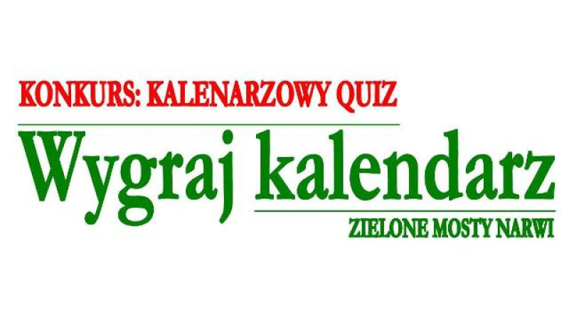 Konkurs: Wygraj kalendarz na 2018r