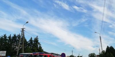 Wypadek na ul.Kościuszki w Pułtusku