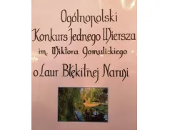 X Ogólnopolski Konkurs Jednego Wiersza im. Wiktora Gomulickiego o Laur Błękitnej Narwi