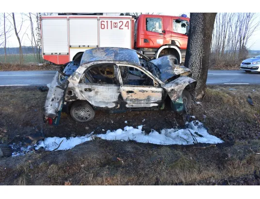 Śmiertelny wypadek w miejscowości Łachoń (pow. pułtuski). Nie żyje 38-latek z Pułtuska [Zdjęcia] [Aktualizacja]