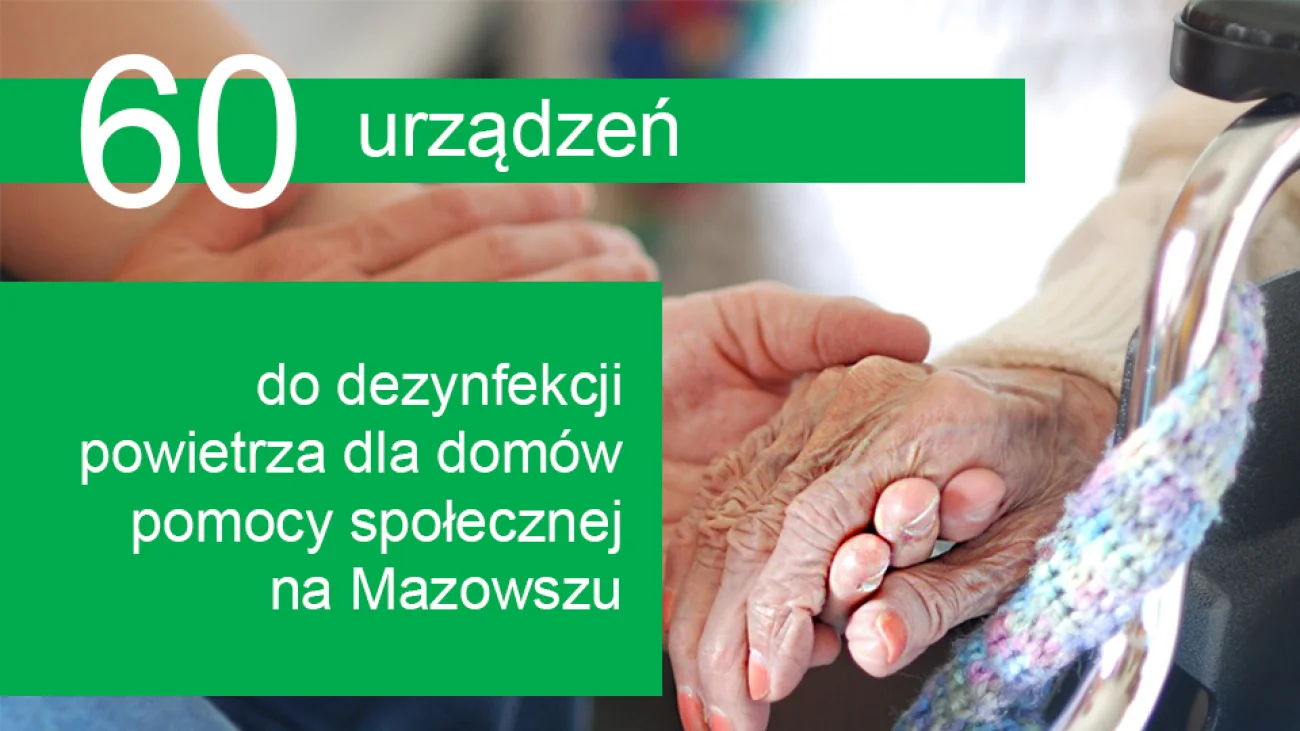 Sejmik zgodził się na zakup sprzętu do dezynfekcji dla 60 DPS-ów – w tym 7 placówek z subregionu ciechanowskiego