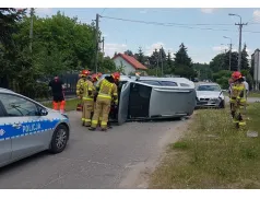 Zablokowana droga. Kierowca nie ustąpił pierwszeństwa 