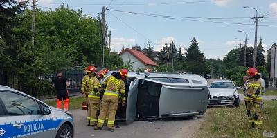 Zablokowana droga. Kierowca nie ustąpił pierwszeństwa 