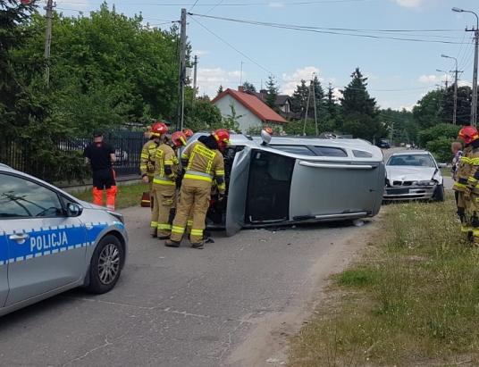 Zablokowana droga. Kierowca nie ustąpił pierwszeństwa 