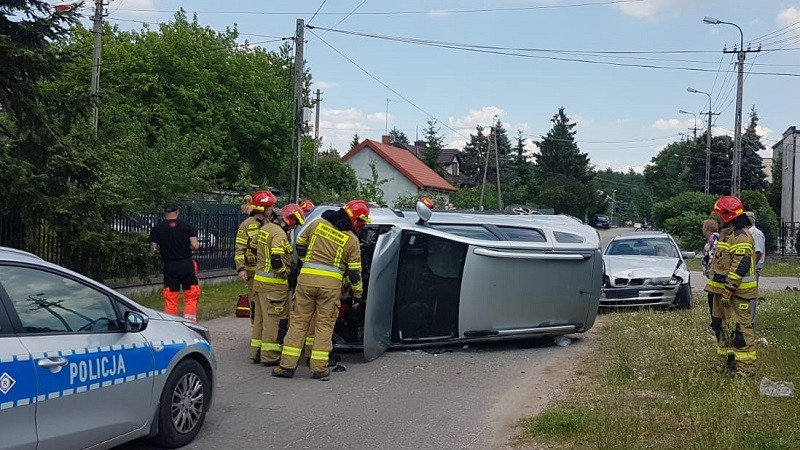 Zablokowana droga. Kierowca nie ustąpił pierwszeństwa 