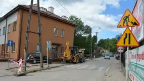 Prace remontowe na ul. Traugutta w Pułtusku