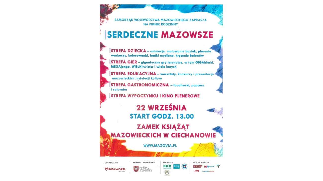 Piknik rodzinny „Serdeczne Mazowsze” w Ciechanowie