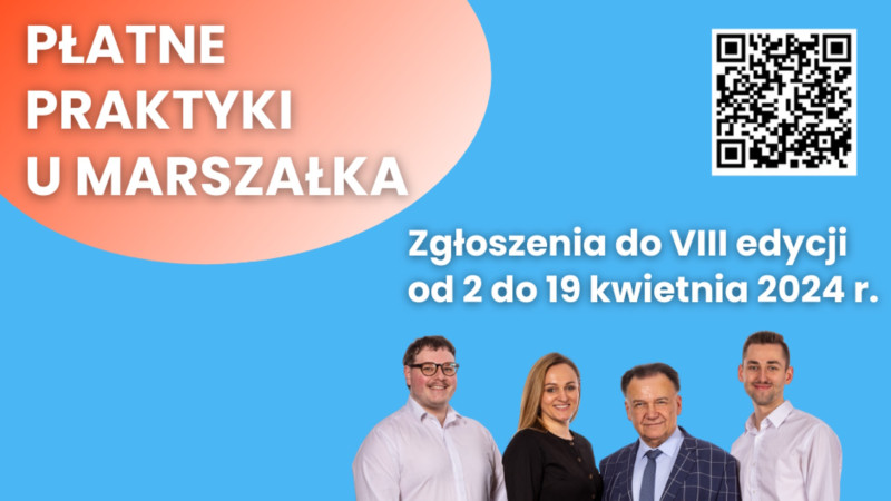 Praktyki u Marszałka – ostatnie dni na zgłoszenia