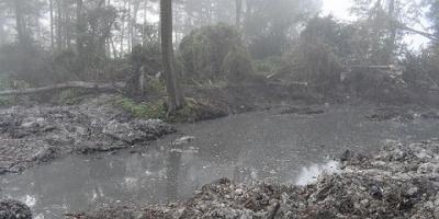 Nielegalne i mogące zagrażać zdrowiu wysypisko składowania odpadów w Gzach odkryte! [FILM, ZDJĘCIA]