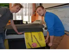 Sami dbają o oprawę graficzną imprez - zdolni uczniowie z Prusa