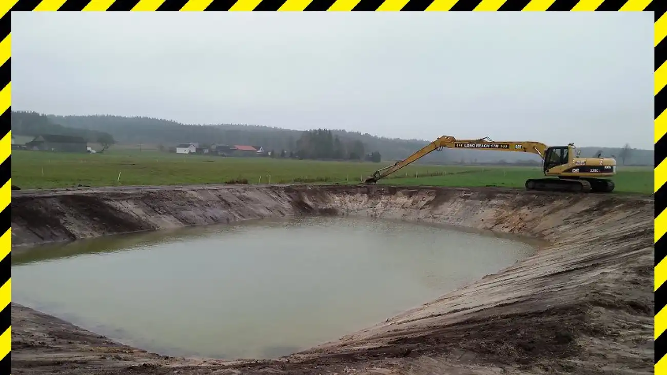 WYKOPY I ODMULANIE STAWÓW,ROBOTY ZIEMNE