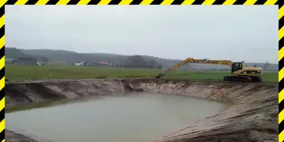 WYKOPY I ODMULANIE STAWÓW,ROBOTY ZIEMNE