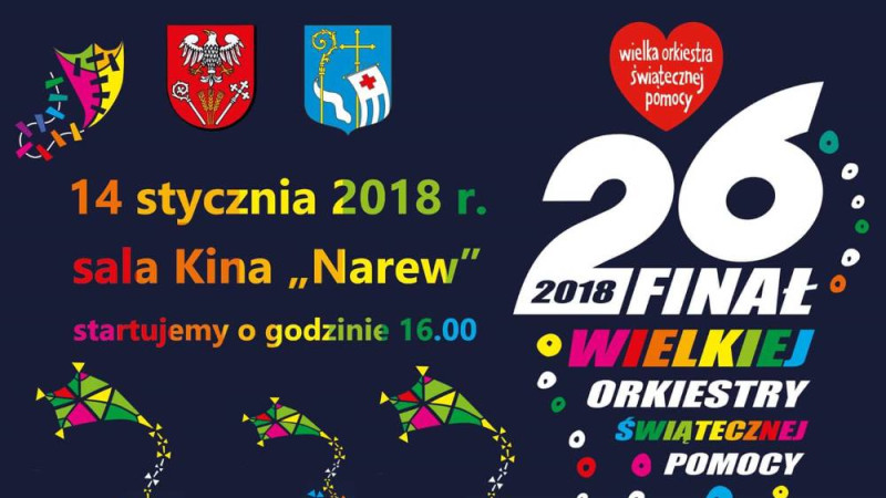 Orkiestra zagra w Pułtusku 14 stycznia 2018r.