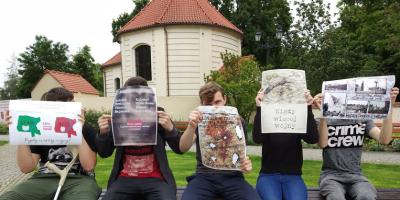 Nigdy więcej wojny - niestandardowe techniki wykonania plakatów przez uczniów z pułtuskiego Prusa