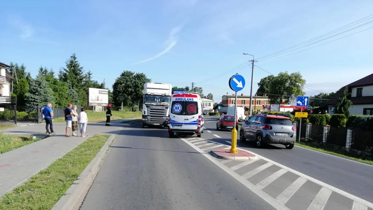 Potrącenie w Przemiarowie [zdjęcia]