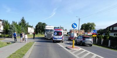 Potrącenie w Przemiarowie [zdjęcia]