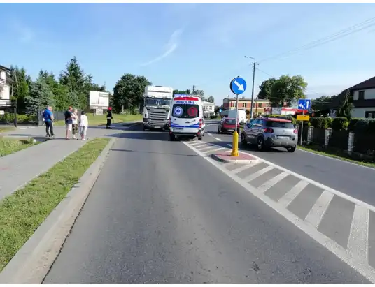 Potrącenie w Przemiarowie [zdjęcia]