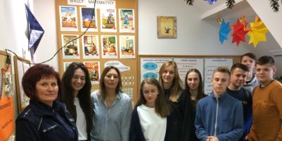 Wolontariusze WOŚP z powiatu pułtuskiego spotkali się z policjantami