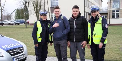 Trzeźwy umysł - Bezpieczna jazda - spotkanie z uczniami Zespołu Szkół z Golądkowa