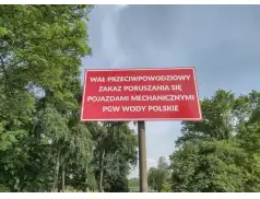 Nie niszcz wałów przeciwpowodziowych rzeki Narew!!!