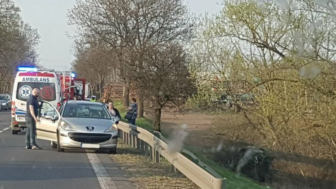 Wypadek w Chmielewie k. Pułtuska - są poszkodowani