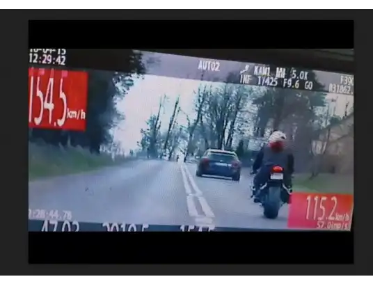 Gnał na ścigaczu 154 km/h w terenie zabudowanym