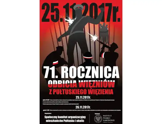 Odbicie więźniów z pułtuskiego więzienia - 71 rocznica już 25 listopada!