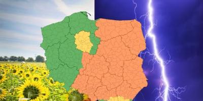 Alarm IMGW. Upał i silne burze z gradem nad Mazowszem