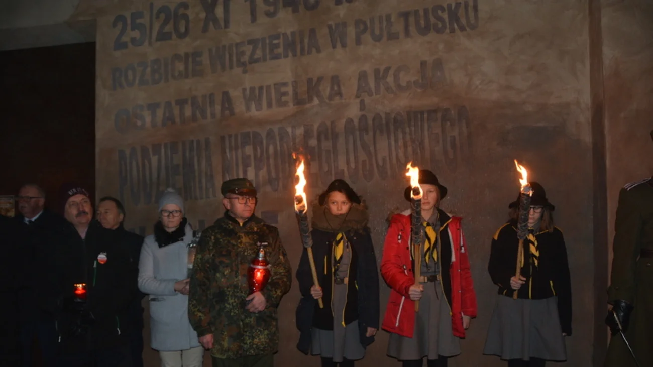 Uroczystości 72. rocznicy odbicia z więzienia w Pułtusku żołnierzy niezłomnych