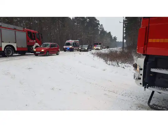 Dachowanie na trasie Psary - Pułtusk