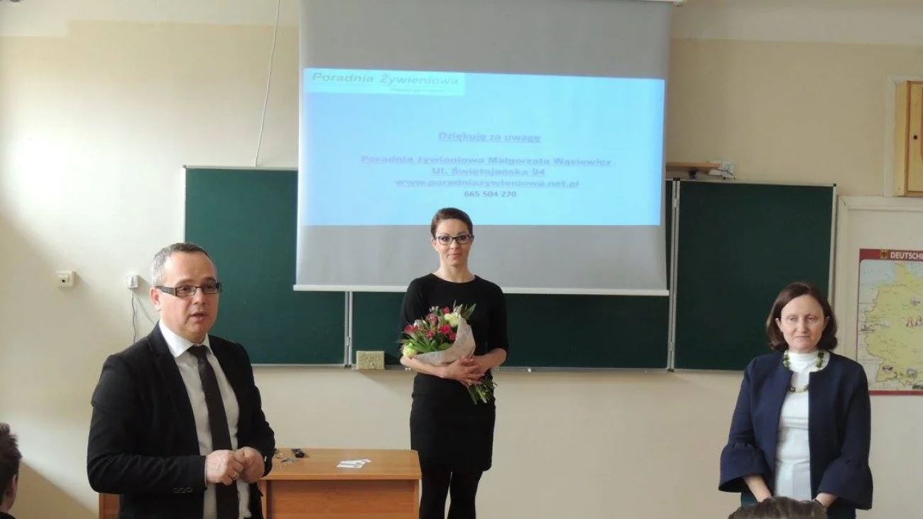 Spotkanie uczniów z dietetykiem w Ruszkowskim