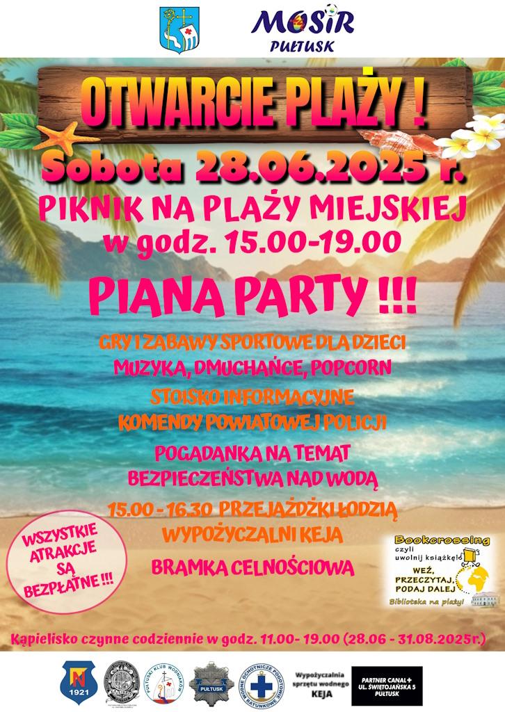 Otwarcie plaży w Pułtusku