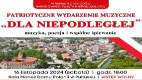 Koncert ,,DLA NIEPODLEGŁEJ’’