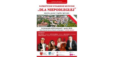 Koncert ,,DLA NIEPODLEGŁEJ’’