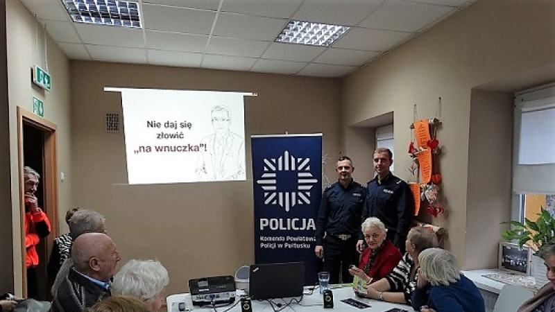 O bezpieczeństwie z seniorami 