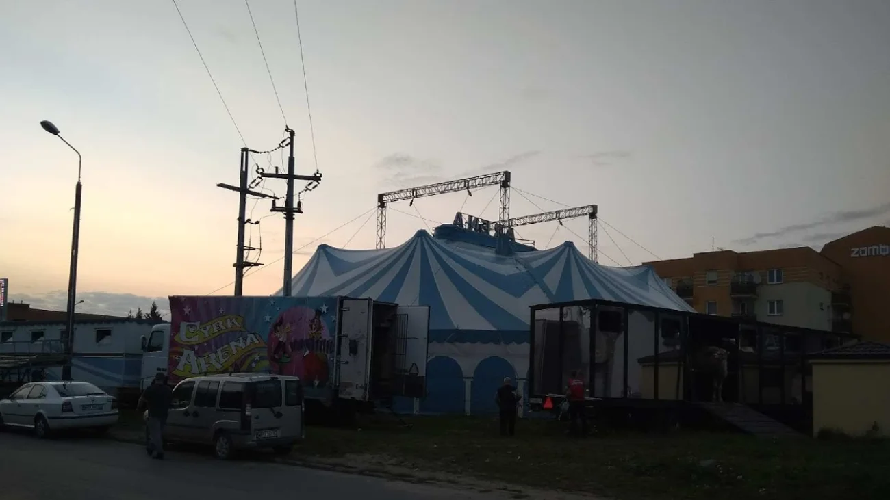 Wypadek podczas pokazu w cyrku w Pułtusku